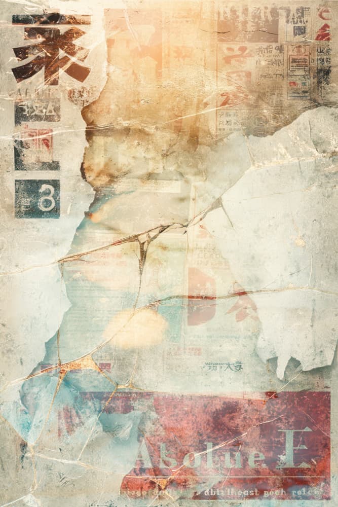 Vintage Urban Collage by Rafal Kulik — canvas wall art