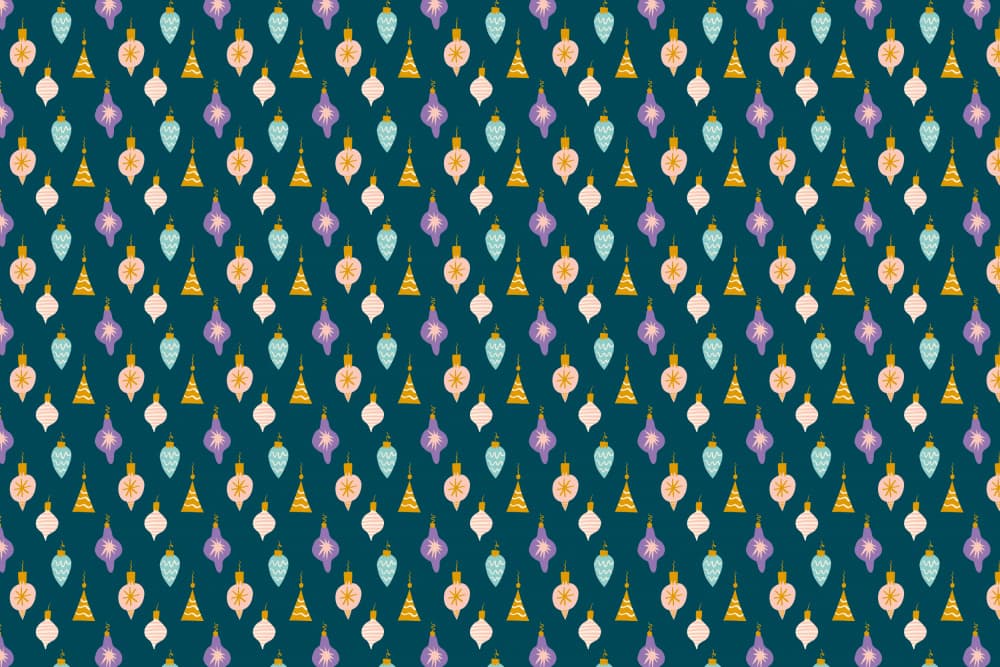 Christmaspatternno16 by Treechild — canvas wall art