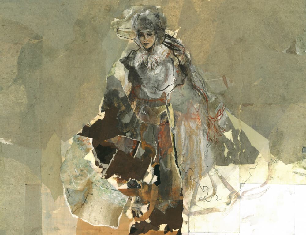 Ethereal Woman Portrait by Ute Rathmann — canvas wall art