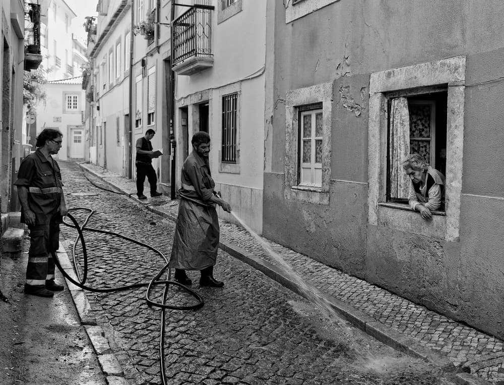 Old Street Daily Life by Lorenzo Grifantini — canvas wall art