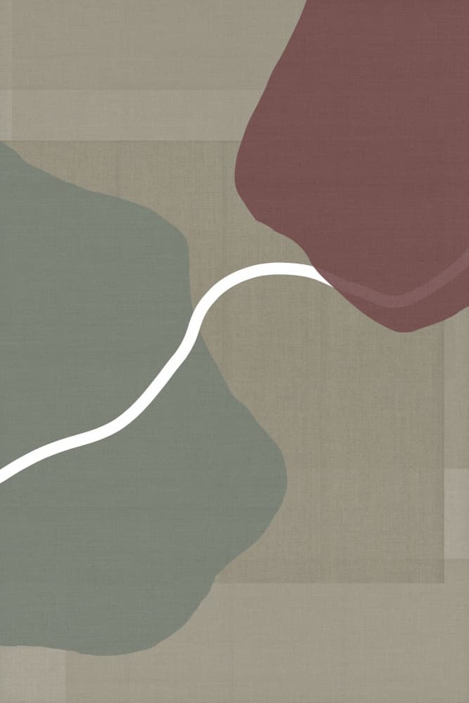 Earthy Abstract Forms by cartissi — canvas wall art