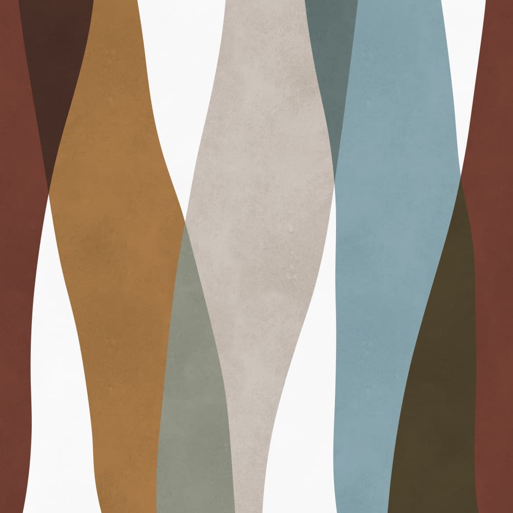 Abstract Color Waves by Vitor Costa — canvas wall art