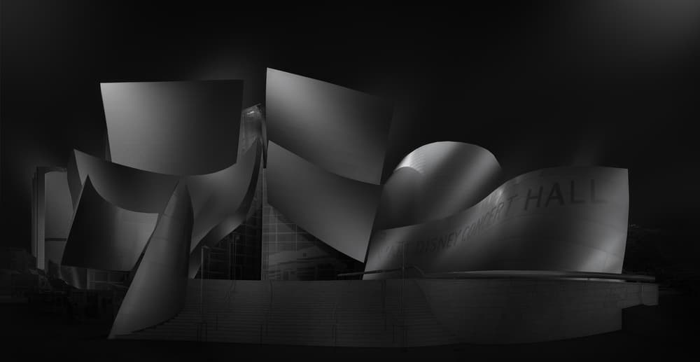 Sculptural Concert Hall by Jose Parejo — canvas wall art