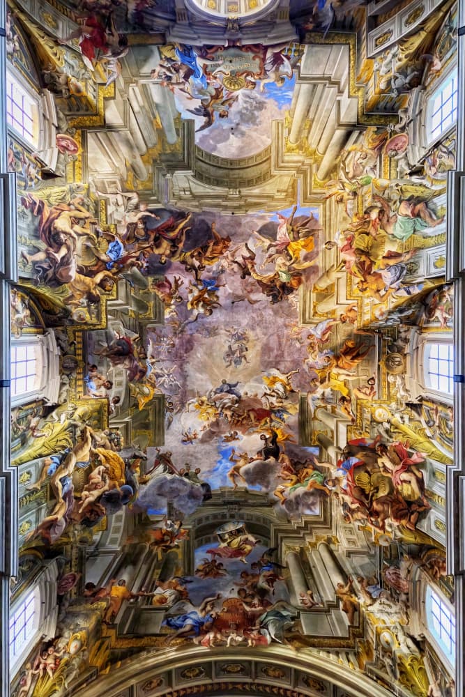 Heavenly Angels Ceiling by Branko Markovic — canvas wall art
