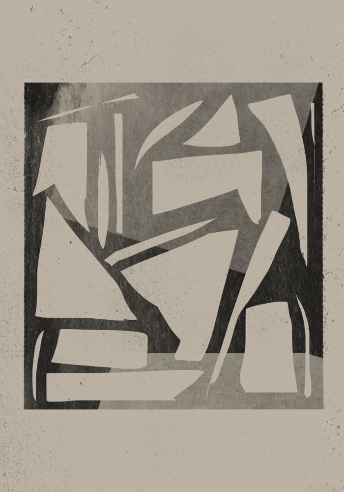 Geometric Shadows by THE MIUUS STUDIO — canvas wall art