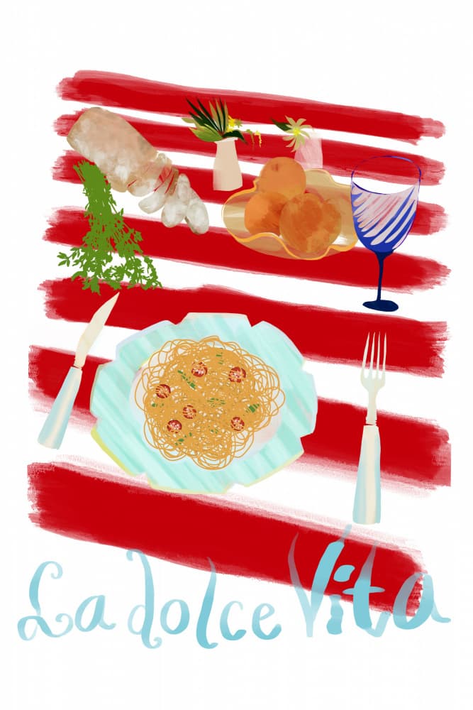 Italian Sweet Life by casa cartissi — canvas wall art