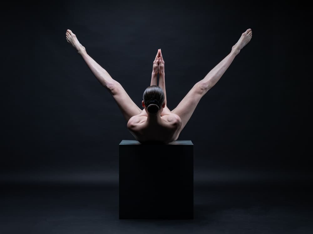 Graceful Nude Form by Luc Stalmans — canvas wall art