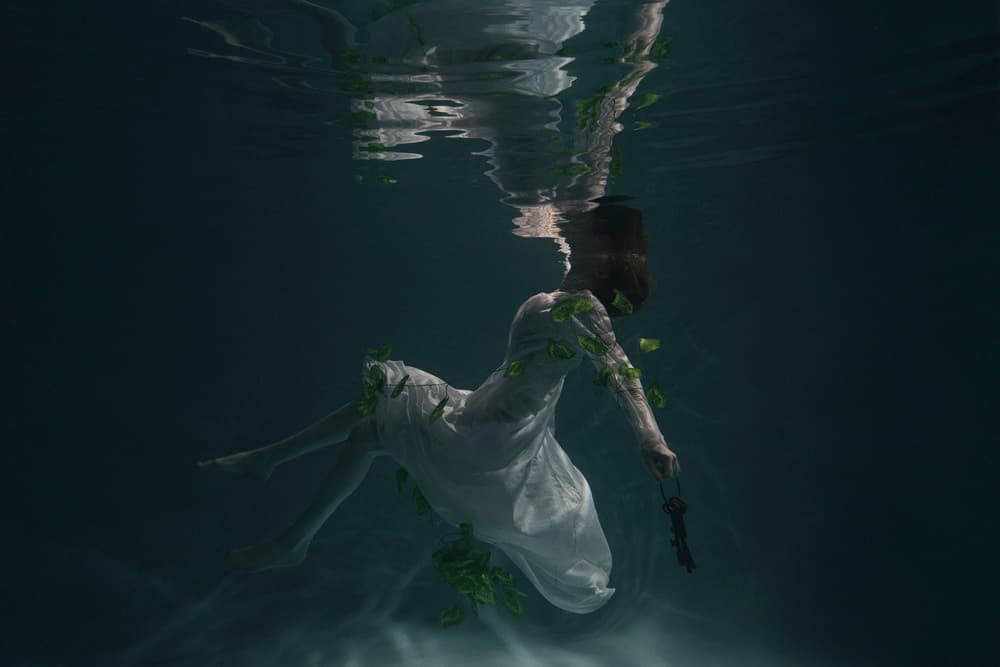 Underwater Reverie by Olga Barantseva — canvas wall art