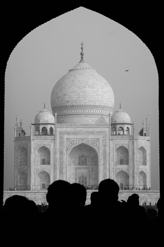 Taj Mahal Arch View by Joshua Raif — canvas wall art