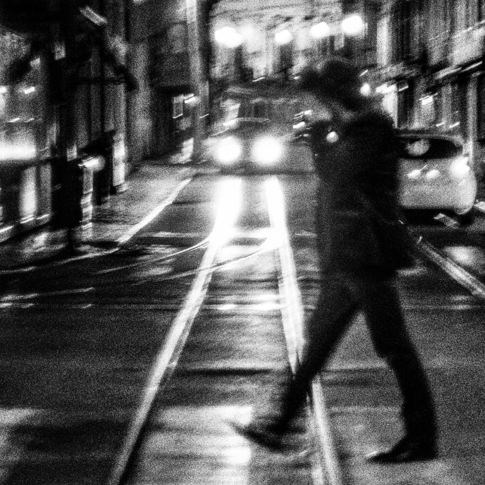 Night City Motion by Paulo Abrantes — canvas wall art