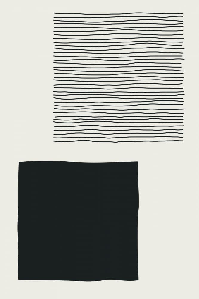 Abstract Monochromatic Forms by jay stanley — canvas wall art