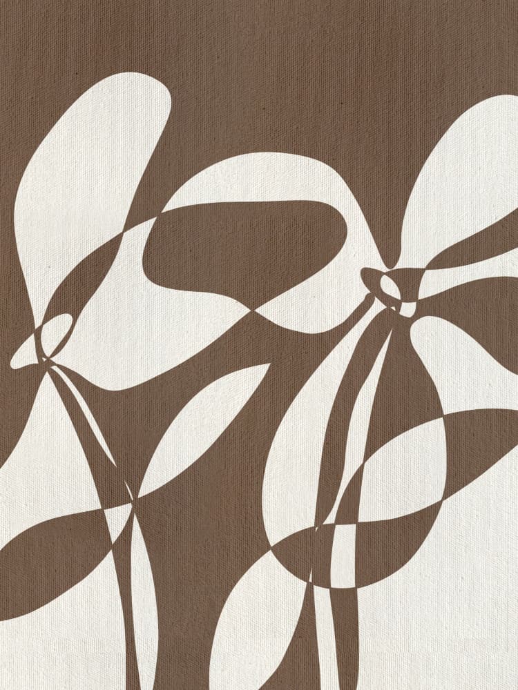 Muted Petals No 2 by Shatha Al Dafai — canvas wall art