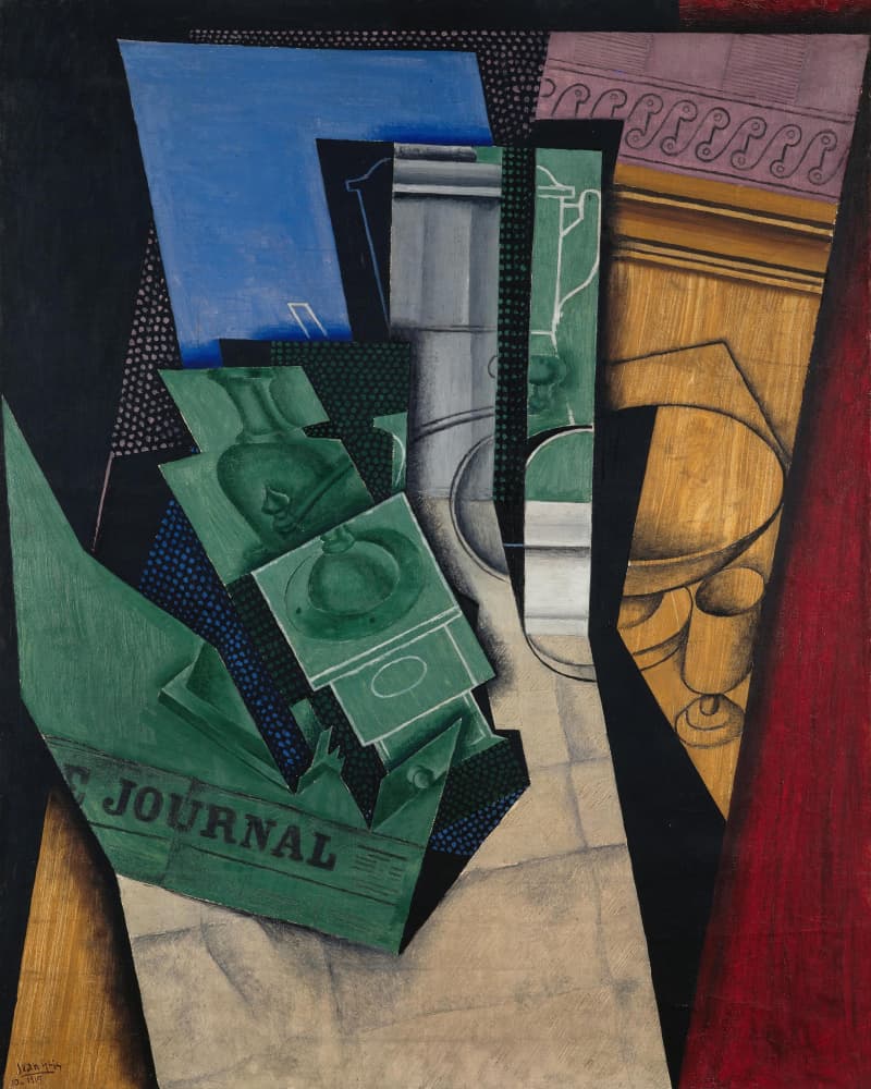 The Breakfast (1915) by Juan Gris — canvas wall art