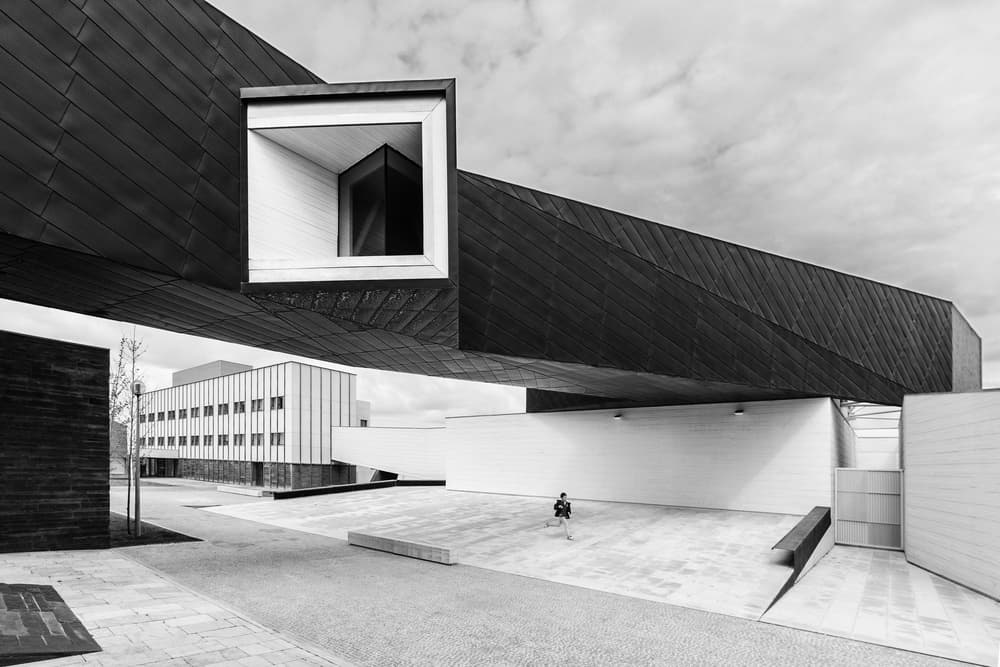 Modern Geometric Architecture by Filipe P Neto — canvas wall art