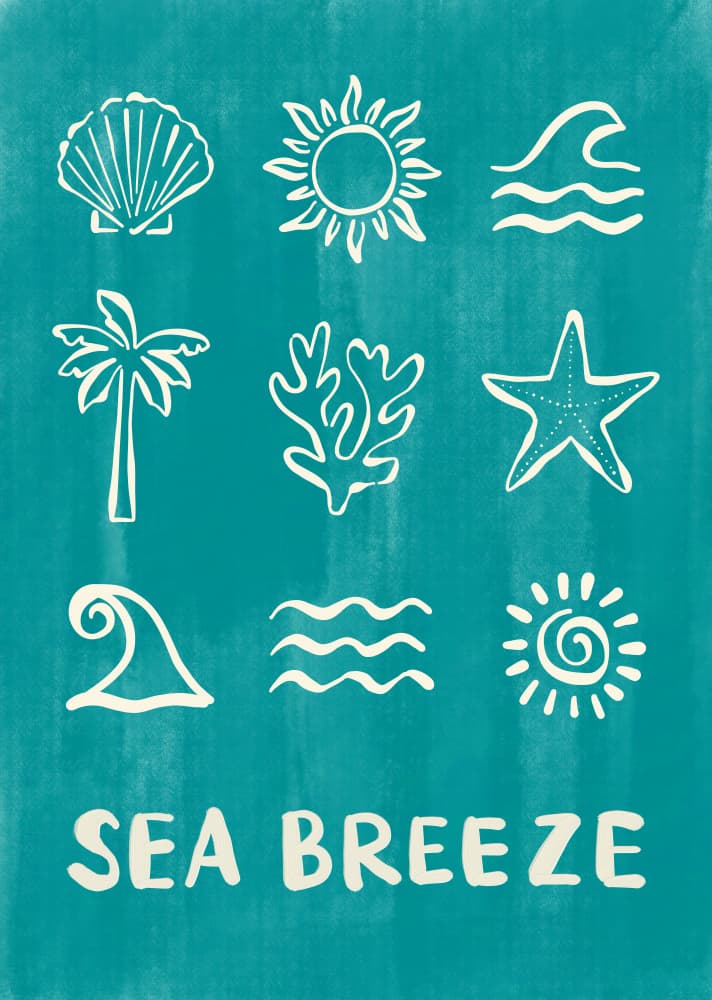Tropical Sea Breeze by Rio Soléy — canvas wall art