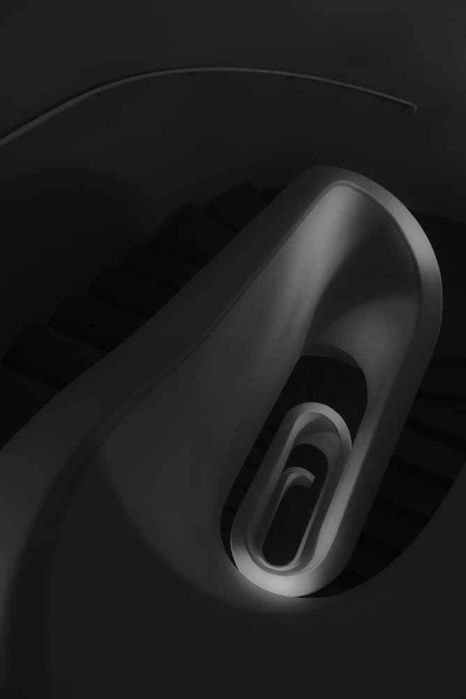 Winding Spiral Staircase by Olavo Azevedo — canvas wall art