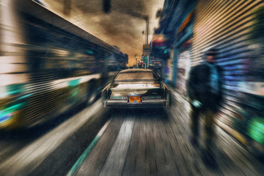 Dynamic Urban Motion by Eliran Perez — canvas wall art