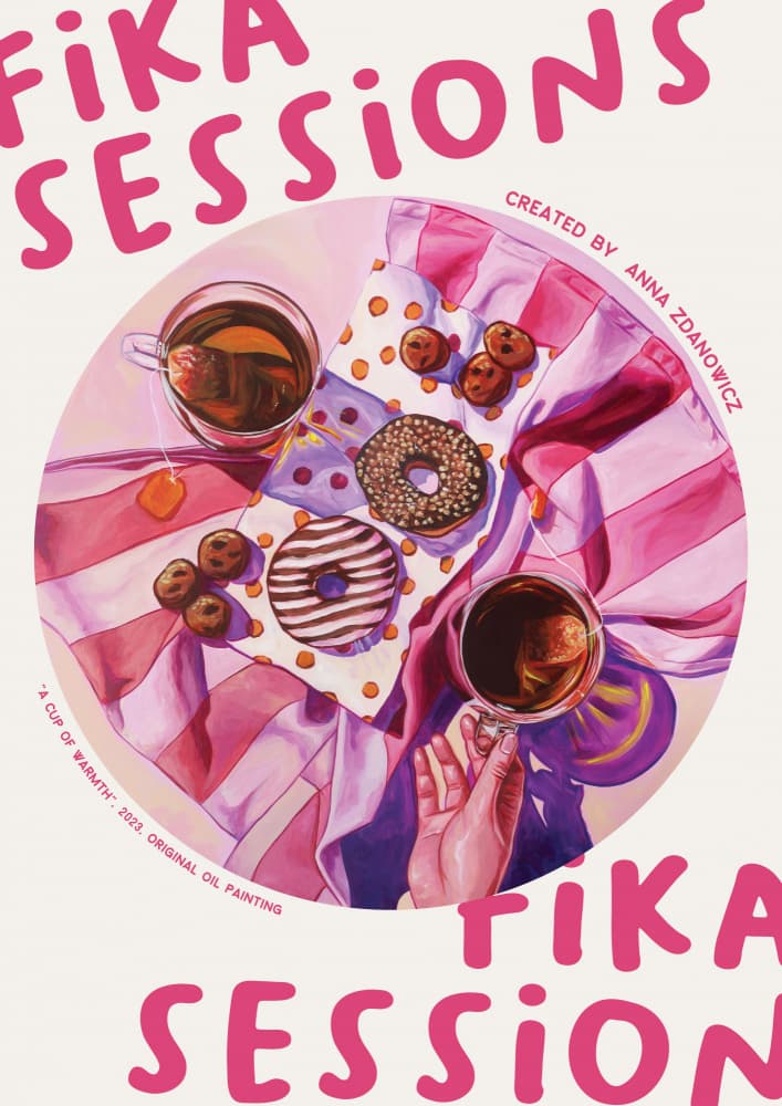Fika Sessions Sweet Treats by Anna Zdanowicz — canvas wall art