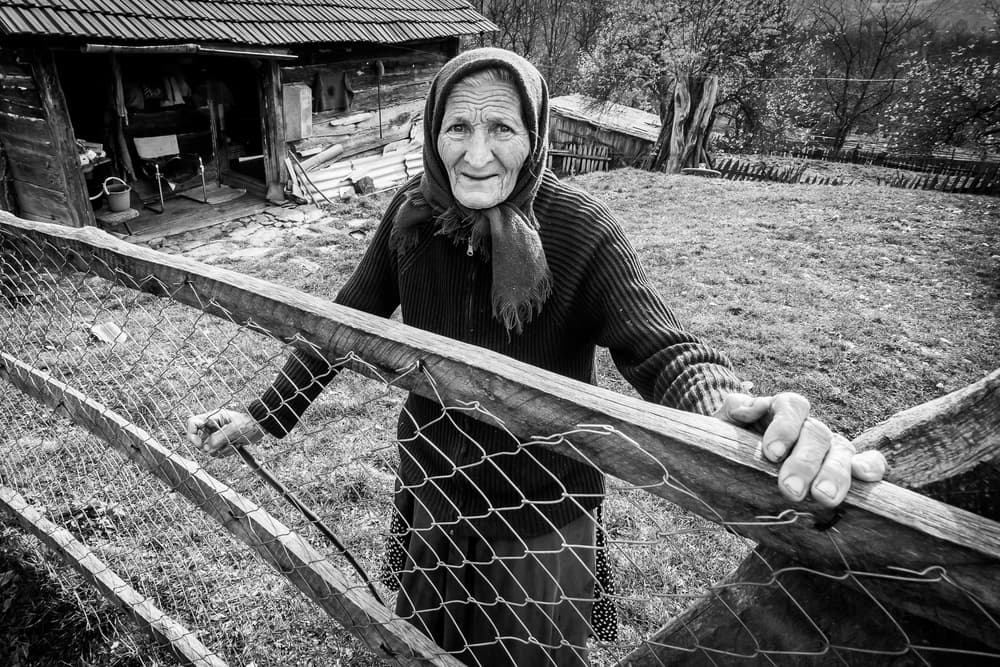 Wise Country Woman by Panfil Pirvulescu — canvas wall art