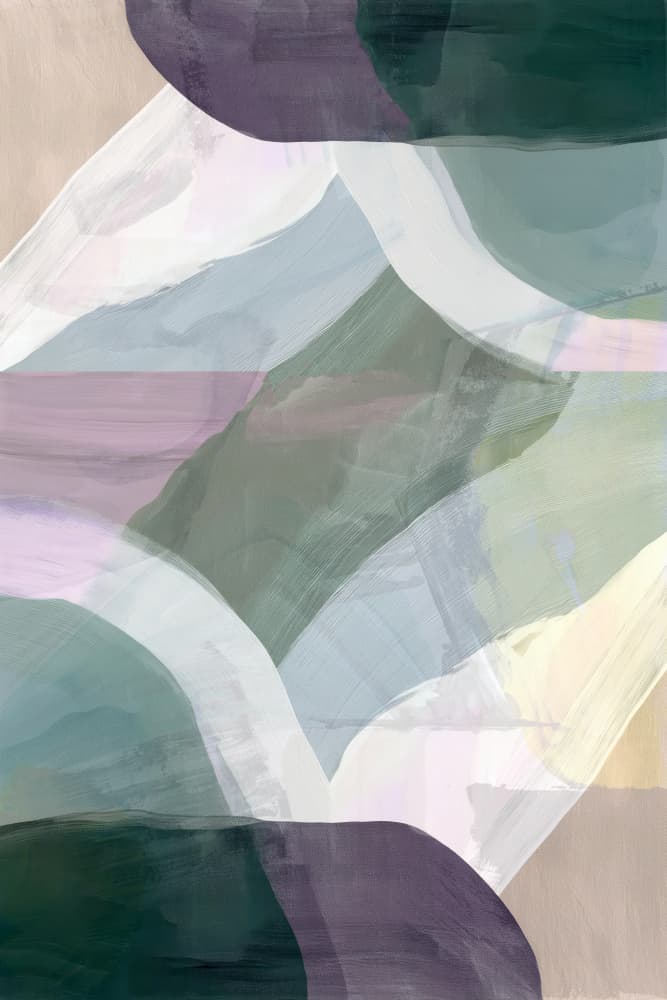 Tranquil Organic Shapes by cartissi — canvas wall art