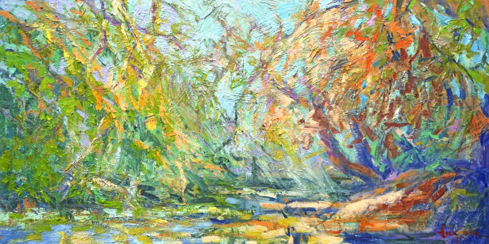 Whispering Leaves by Dorothy Fagan — canvas wall art