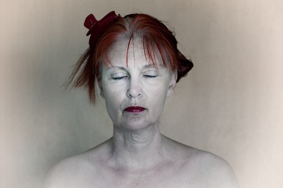 Serene Woman Portrait by Angelika Martha Himburg — canvas wall art