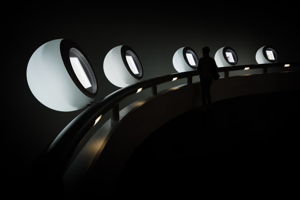 Futuristic Gallery Display by Rolf Endermann — canvas wall art