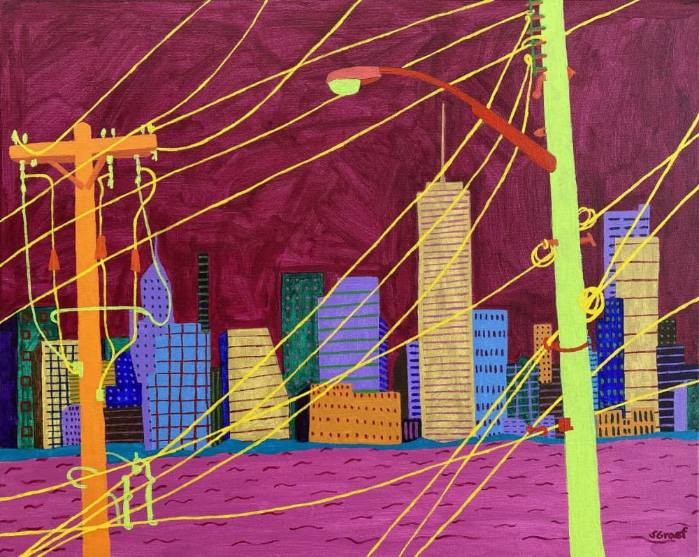 Power Lines by Sue Graef — canvas wall art