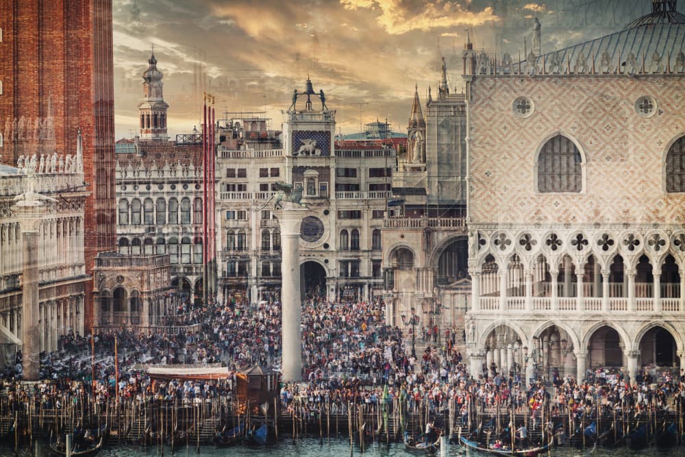 St Marks Square View by Daniele Atzori — canvas wall art