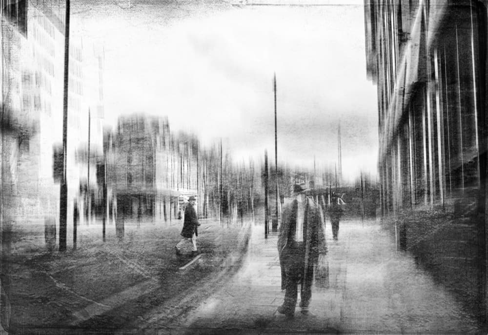 Downtown Motion Blur by Amer Jassim — canvas wall art