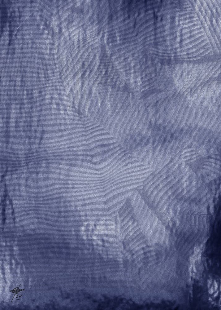 Calm Indigo Waves by Osvaldo Russo — canvas wall art