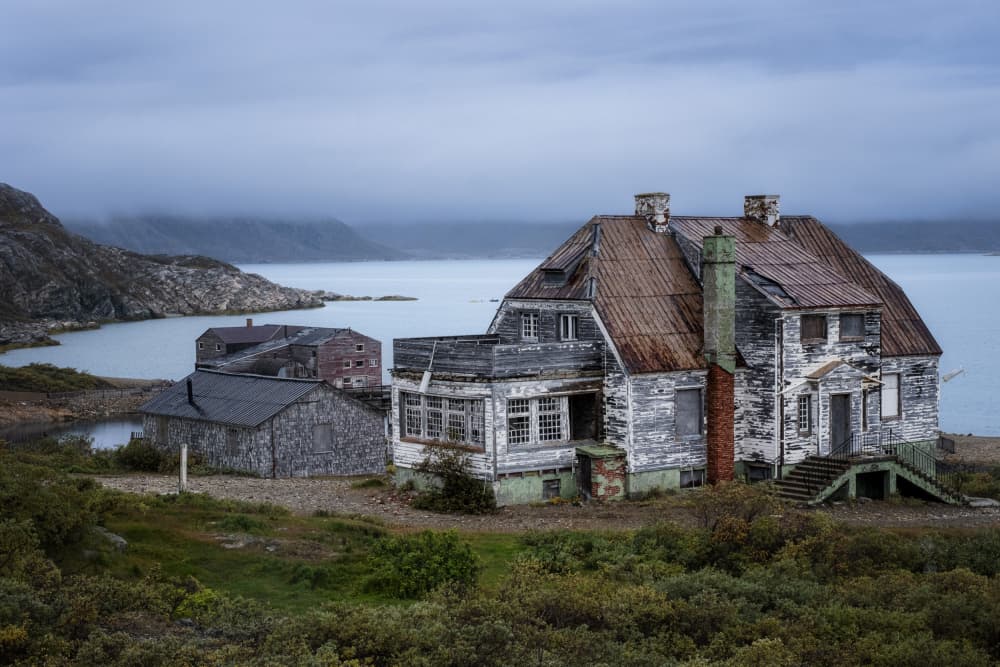 Abandoned Coastal Home by Martin Steeb — canvas wall art