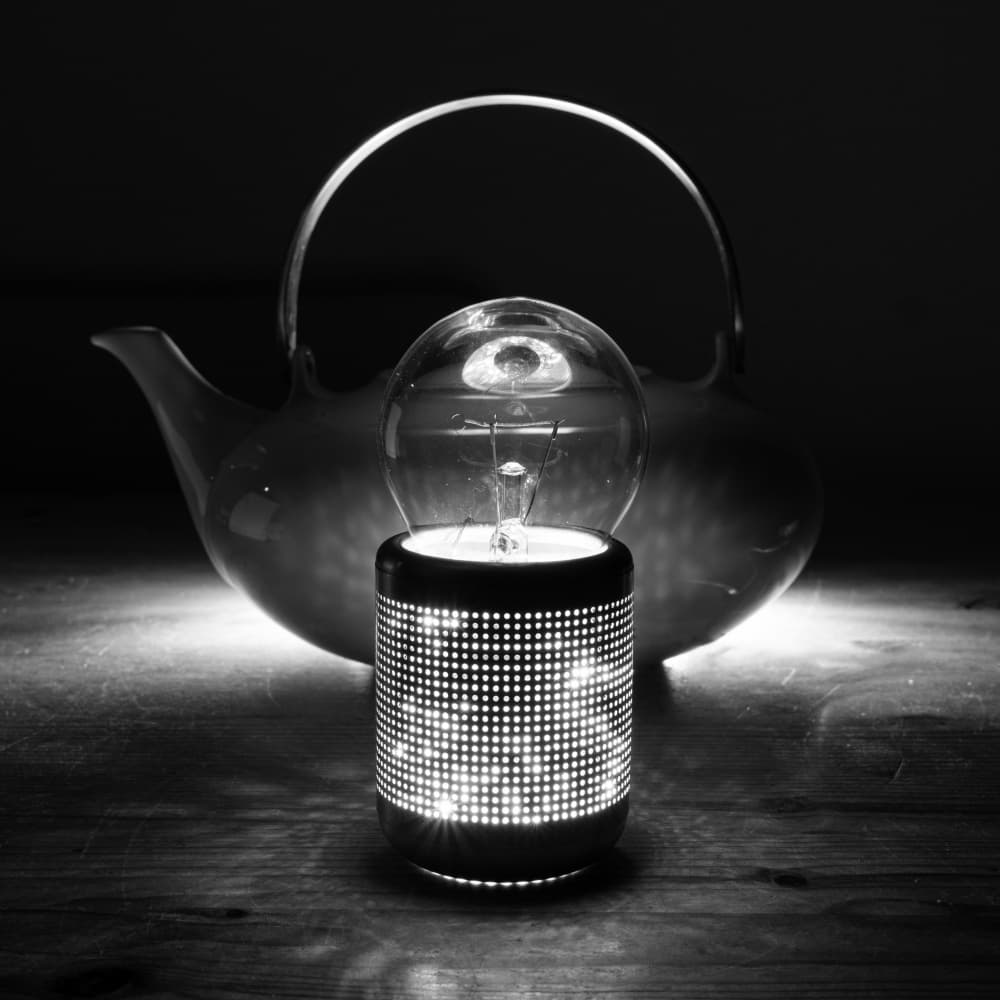 Teapot Light Glow by Kilian CabGuy — canvas wall art