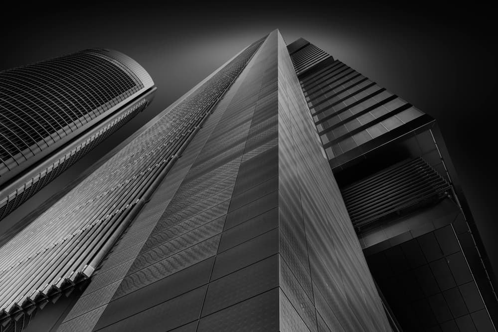 Upward Urban Architecture by Jorge Ruiz Dueso — canvas wall art
