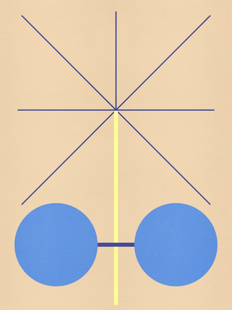 Geometric Balance by The Printable Studio — canvas wall art