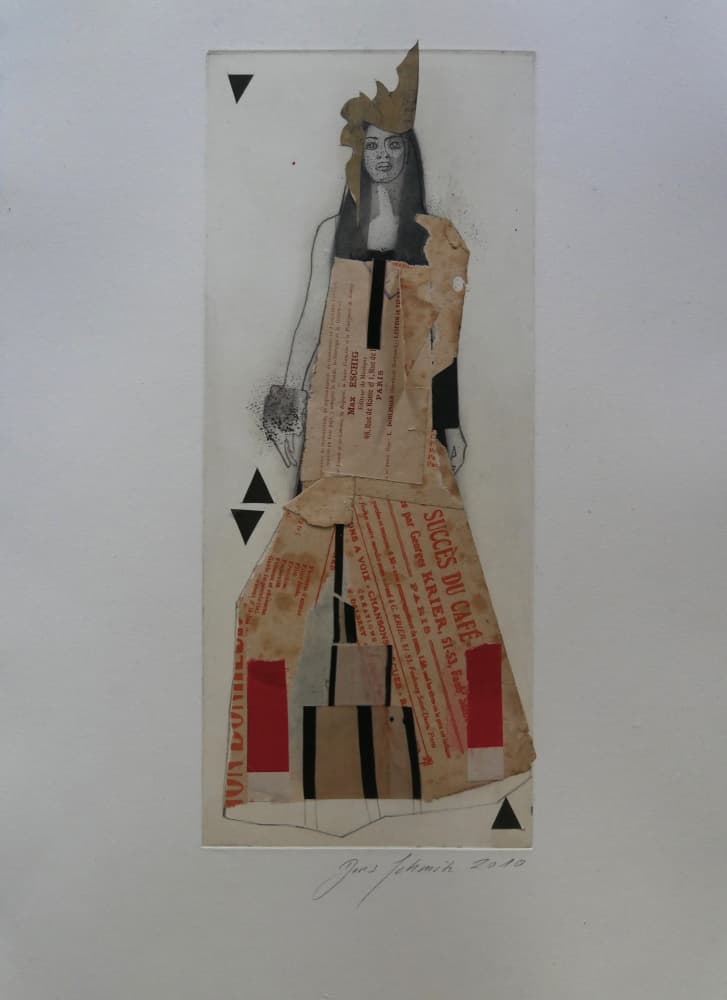 Fashion Queen Collage by Doris Schmitz — canvas wall art