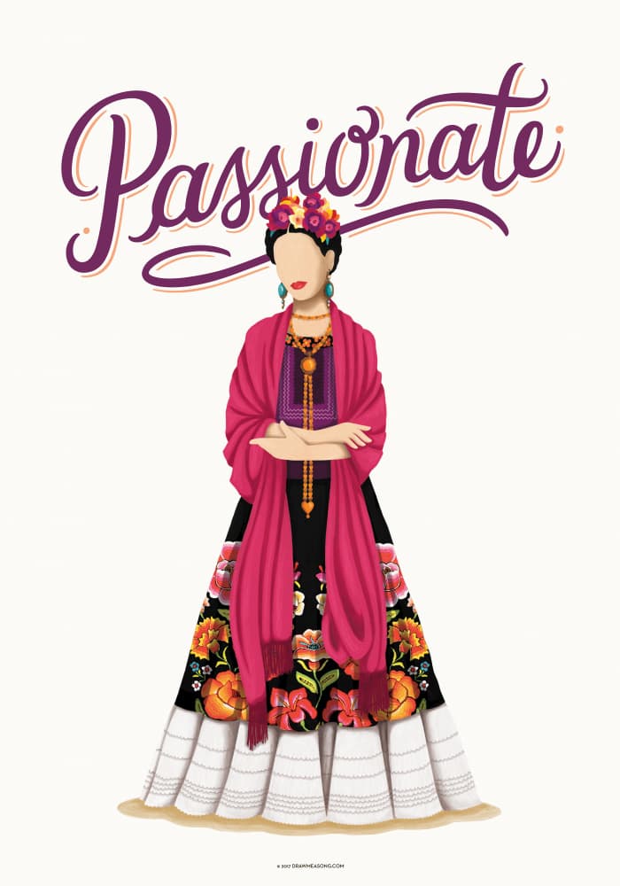 Passionate Floral Icon by Nour Tohme — canvas wall art