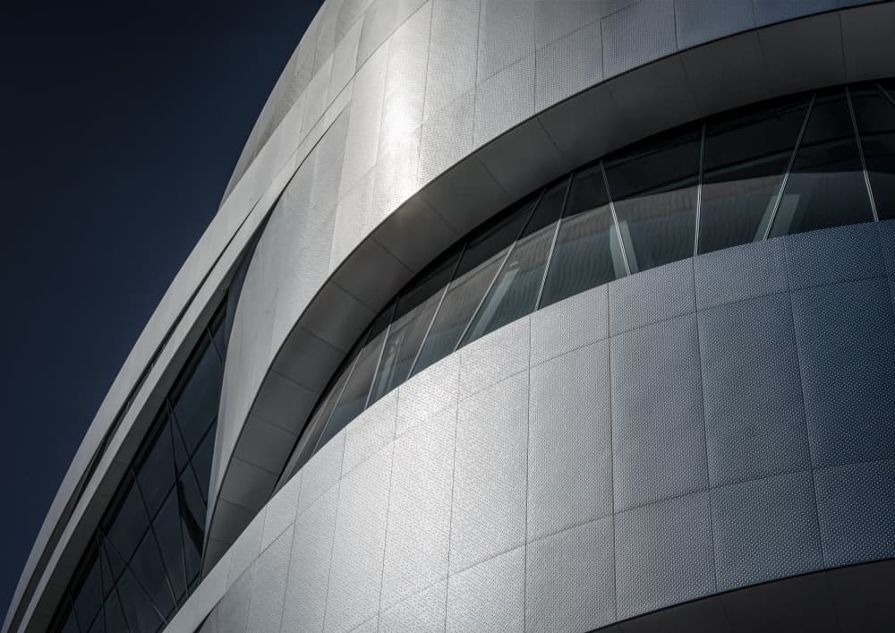 Modern Metallic Curves by Stephan Rückert — canvas wall art
