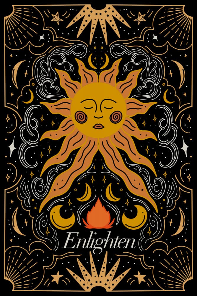Enlighten Illustration by Anis Illustration — canvas wall art
