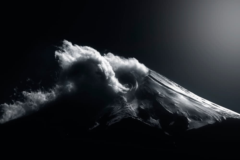 Dramatic Mountain Clouds by Takashi Suzuki — canvas wall art