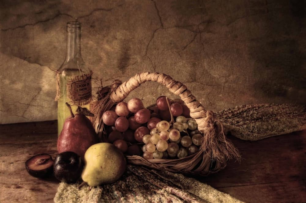 Rustic Fruit Still Life by Silvia Simonato — canvas wall art
