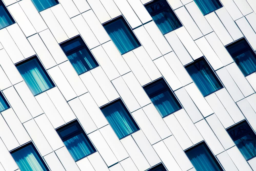 Modern Geometric Windows by swapnil deshpande — canvas wall art
