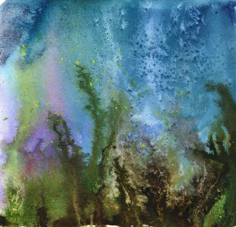 Ethereal Underwater Garden by Isabel Aguilar Alonso — canvas wall art