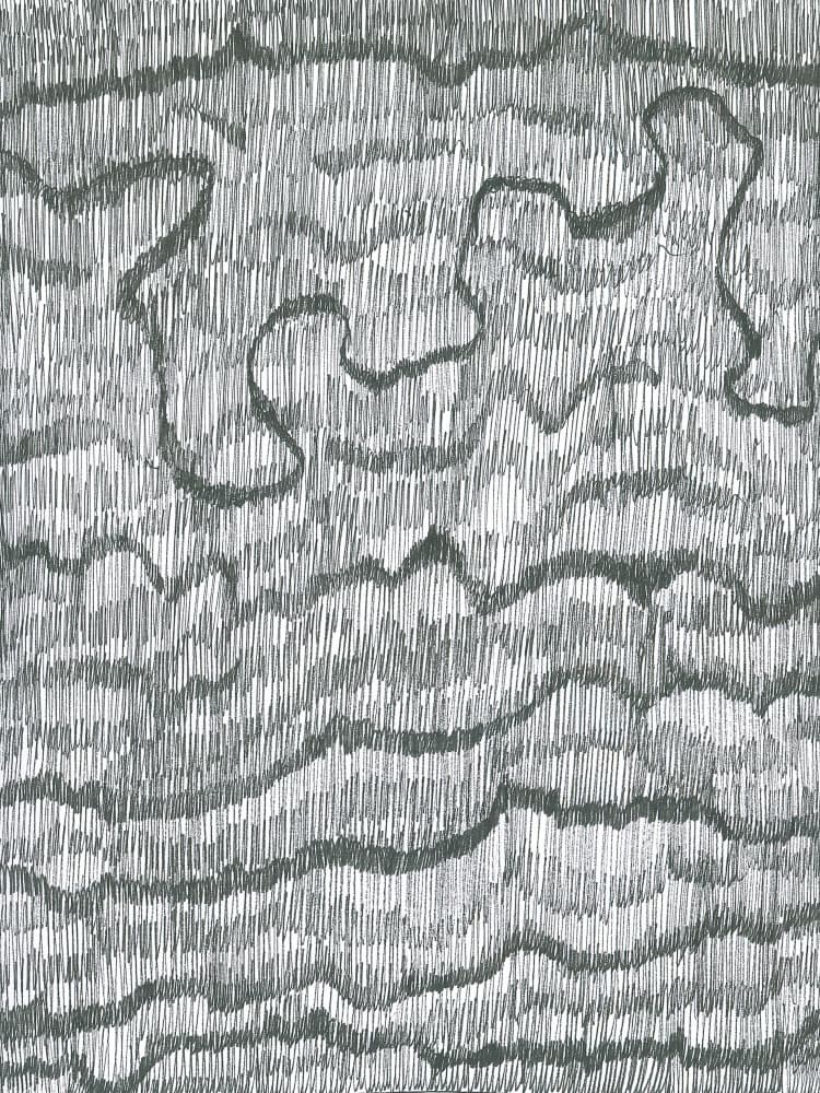 Flowing Abstract Lines by Isabelle Brent — canvas wall art