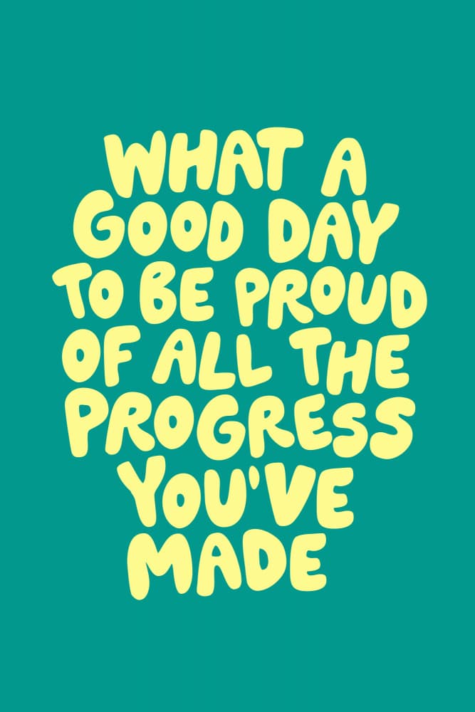 Good Day Progress Quote by Brett Wilson — canvas wall art