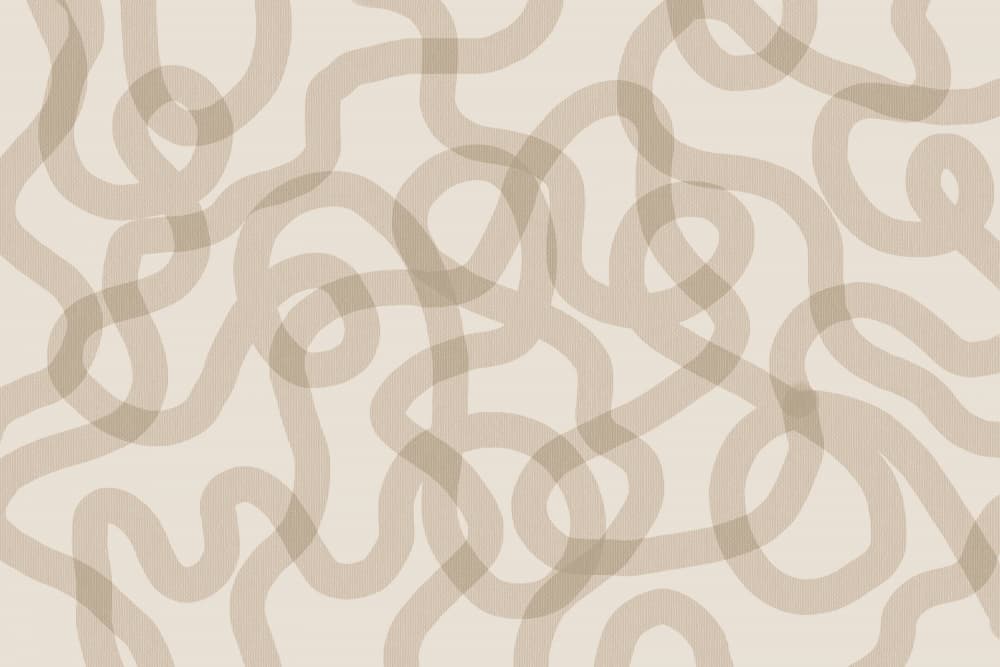 Squiggles Beige