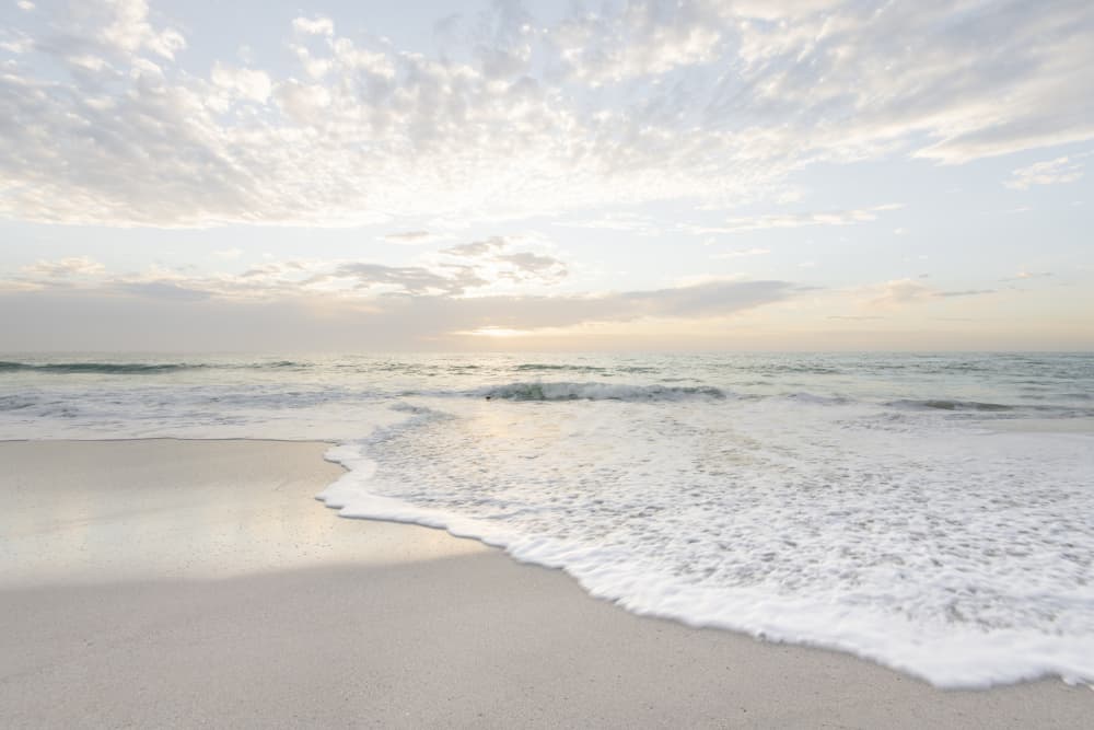 Serene Beach Morning by Ryno Botha — canvas wall art