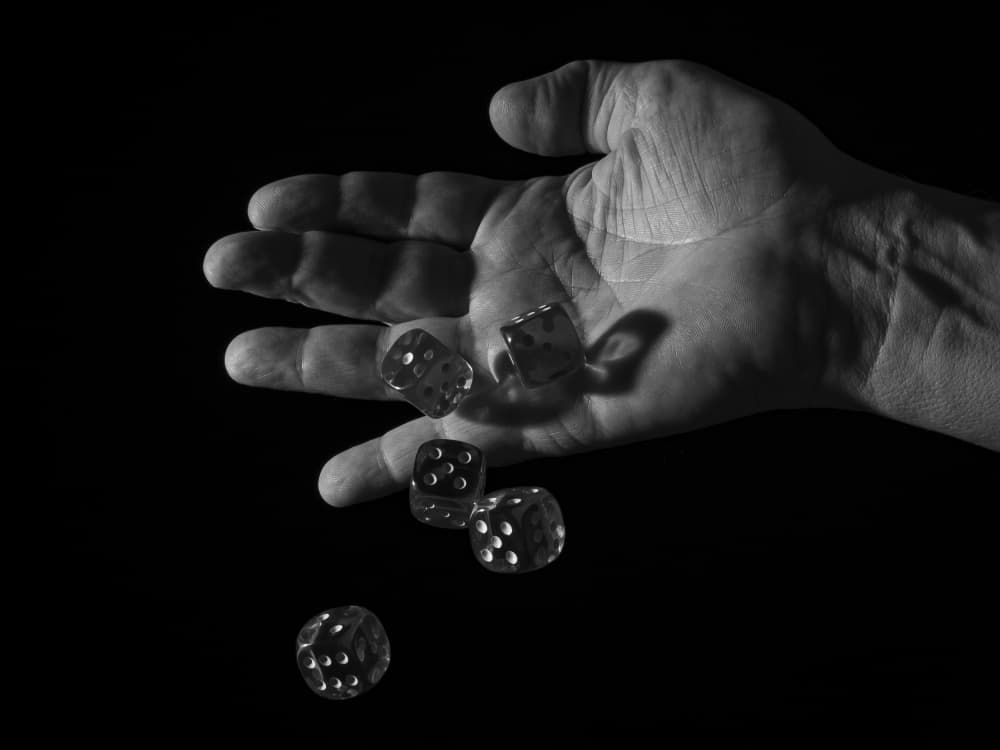 Rolling the Dice by Thierry Lagandré (Transgressed Light) — canvas wall art