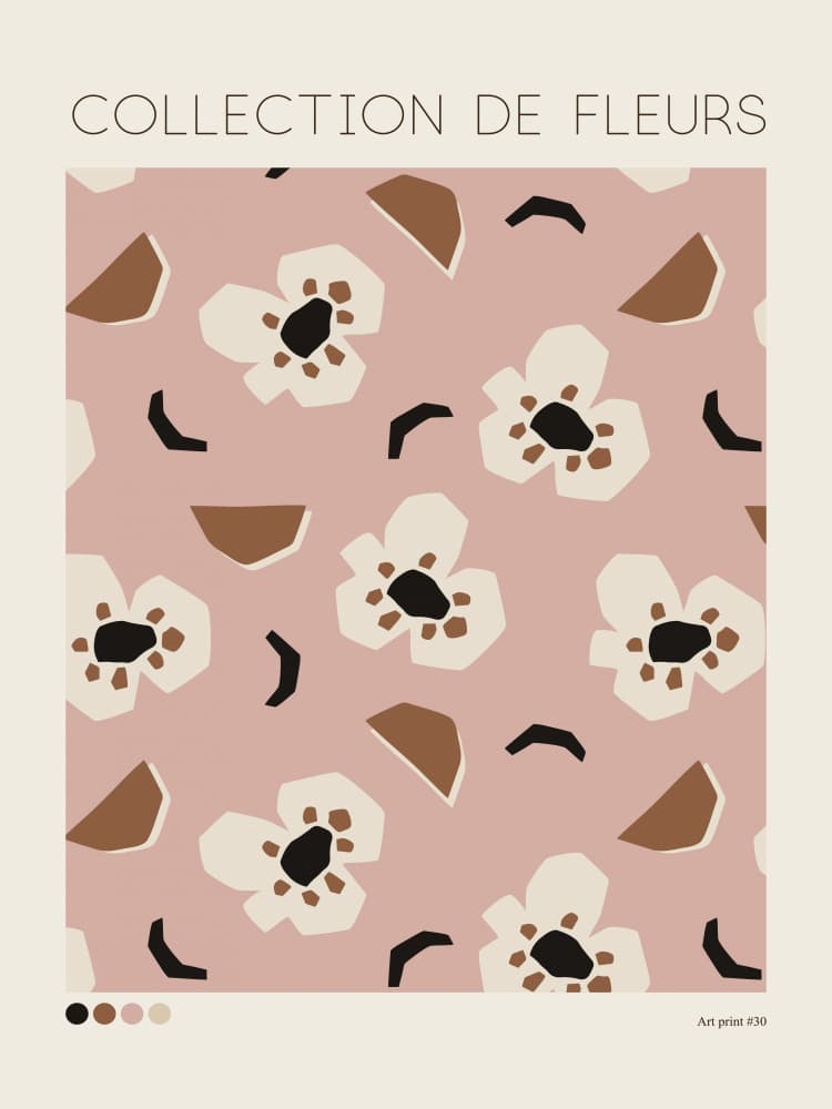 Floral Harmony by Treechild — canvas wall art