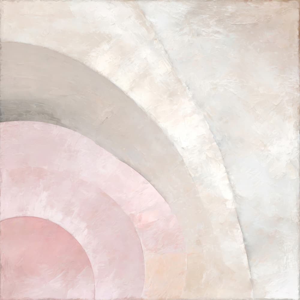 Soft Pastel Arcs by Alpenglow Workshop — canvas wall art